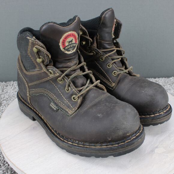 Irish Setter Work Boots Mens 8.5 Brown Leather Waterproof main image 9